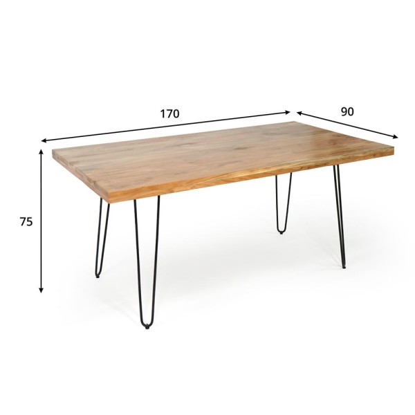 Table de salle à manger scandinave - Clip