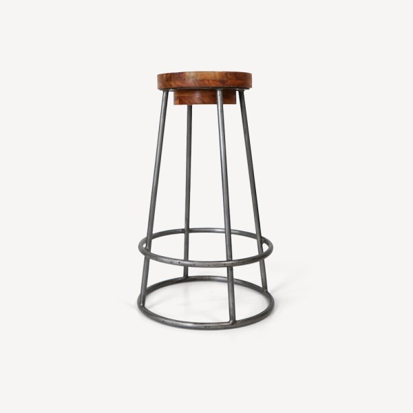 Tabouret scandinave SCANDUS bois et métal
