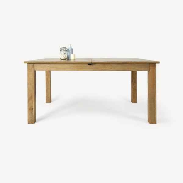 Table à manger extensible en bois massif - Nuri