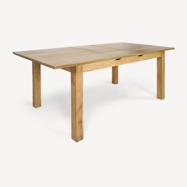 Table à manger extensible en bois massif - Nuri
