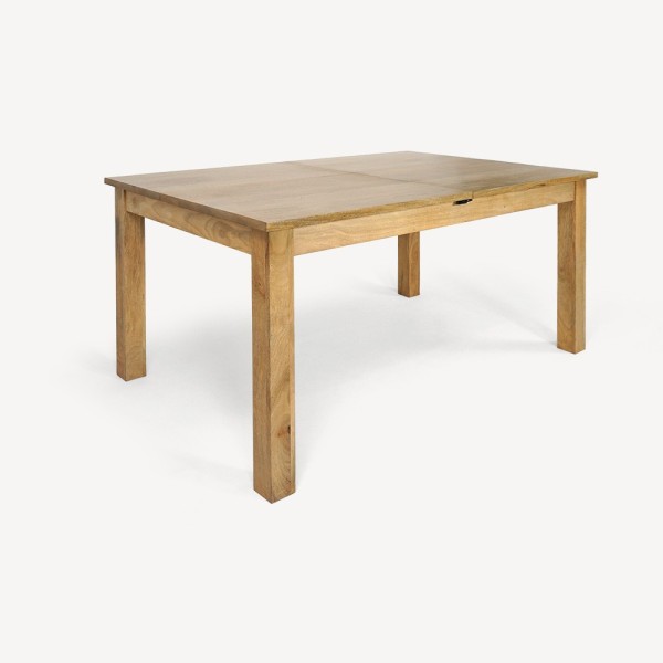 Table à manger extensible en bois massif - Nuri