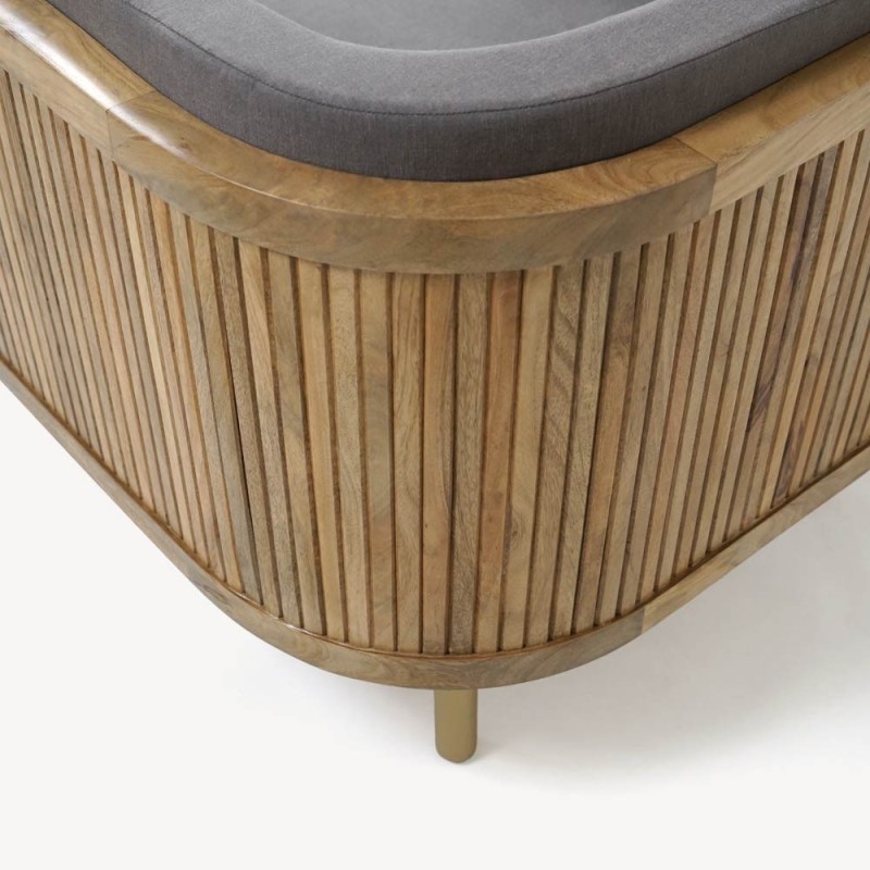 Fauteuil en bois massif - Umami