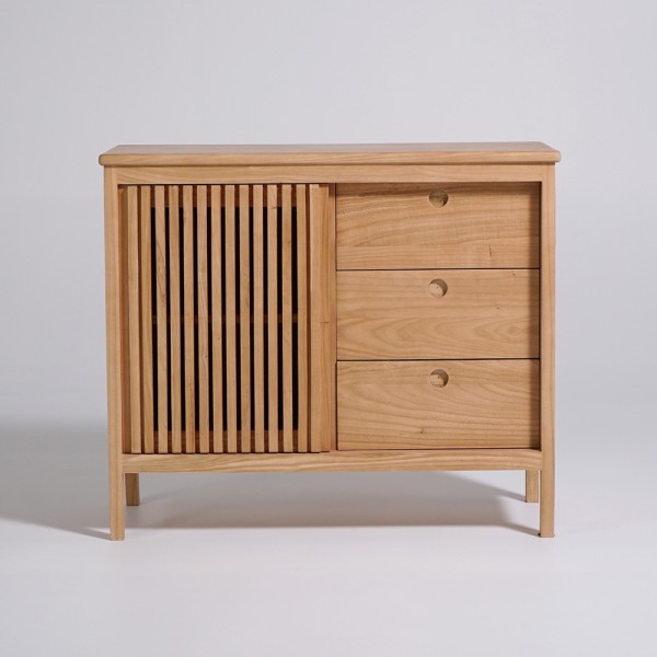 Buffet en bois naturel 100 cm - Rohini