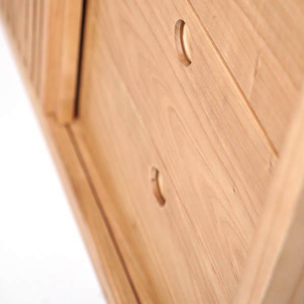 Buffet en bois naturel 100 cm - Rohini