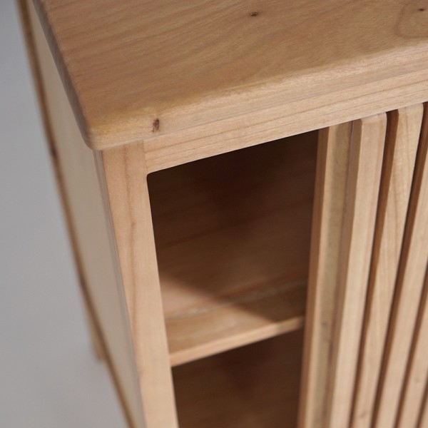 Buffet en bois naturel 140 cm - Rohini