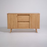 Buffet en bois massif 150 cm - Neha