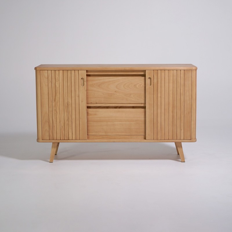 Buffet en bois massif 150 cm - Neha