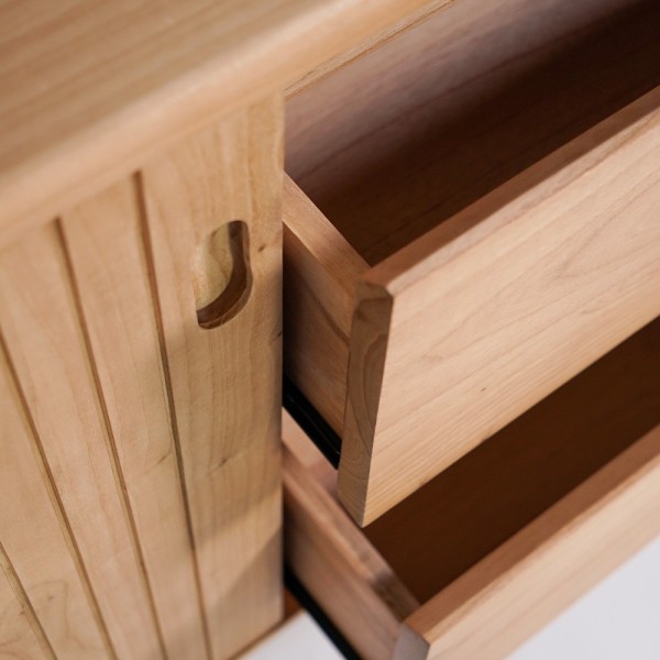 Buffet en bois massif 150 cm - Neha