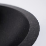 Vasque conique en terrazzo noir 45 cm x 45 cm - Mohini