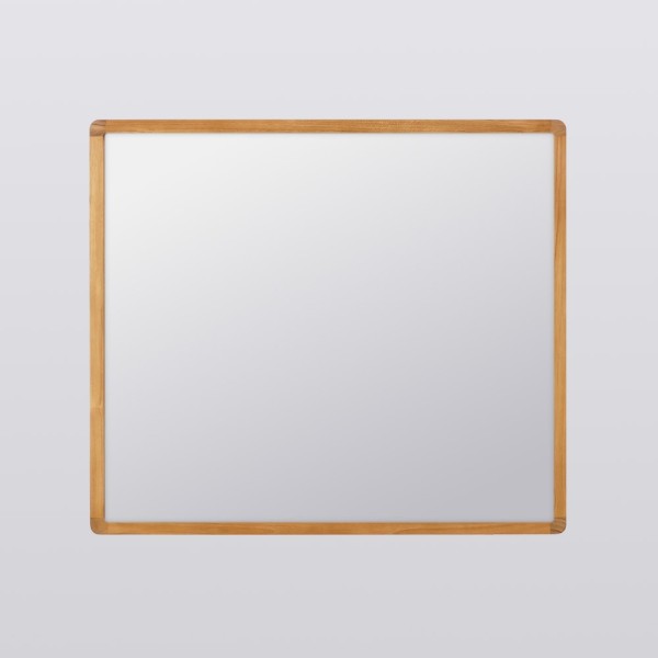 Miroir rectangulaire en bois de teck - Lalia