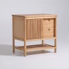 Meuble de salle de bain sous vasque en bois 80 cm - Rohini