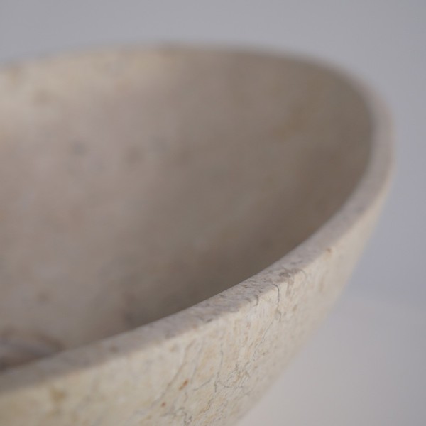 Vasque de salle bain à poser en pierre - Amethyst
