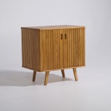 Meuble sous vasque en teck massif 80 cm - Neha