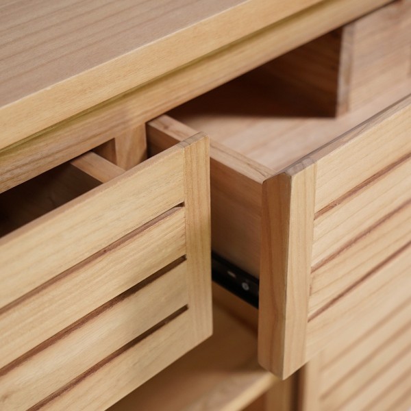 Meuble sous vasque en bois massif 140 cm - Reva
