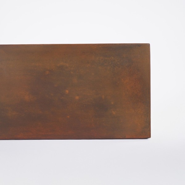 Vasque en béton rectangulaire - Brun vintage - Slate Wave
