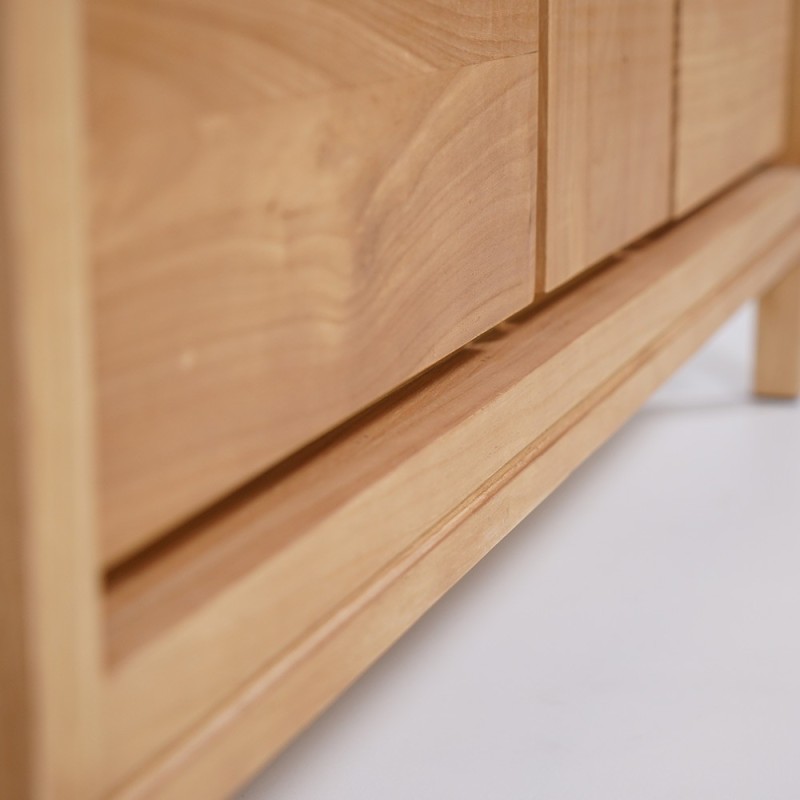 Meuble sous vasque en bois massif 120 cm - Ashwini