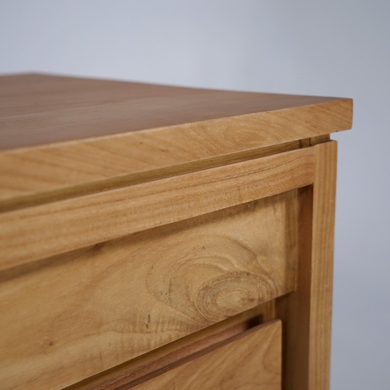 Meuble sous vasque en bois massif 80 cm - Ashwini