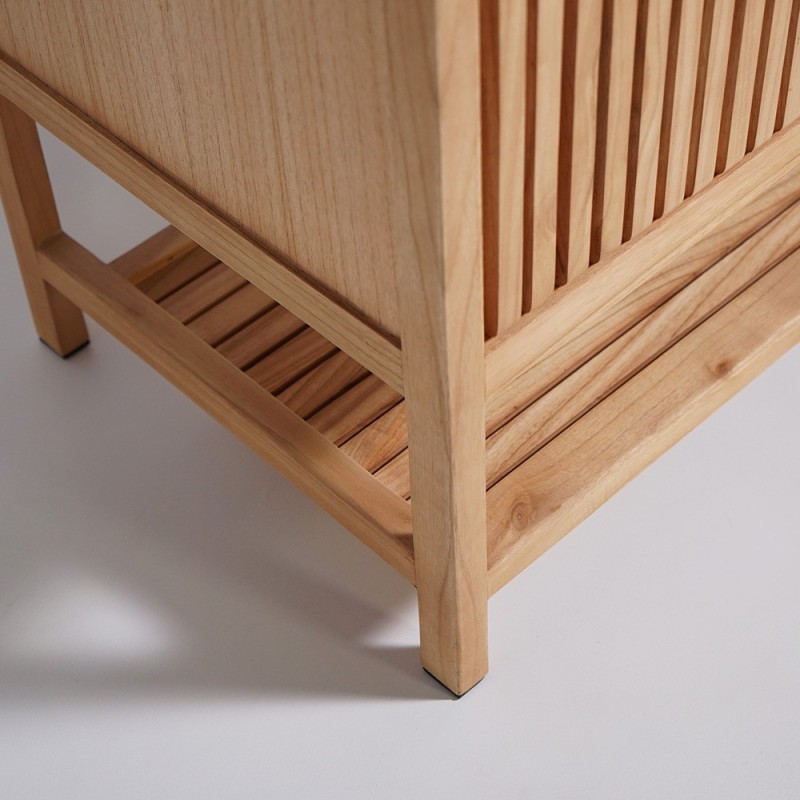 Meuble de salle de bain sous vasque en bois massif 140 cm - Rohini