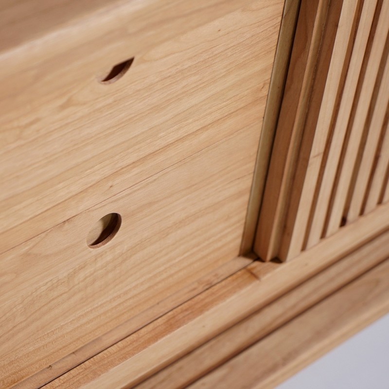 Meuble de salle de bain sous vasque en bois massif 140 cm - Rohini