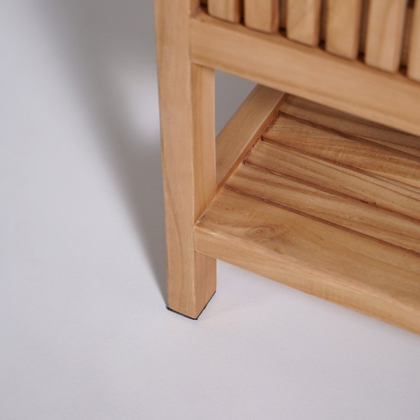 Meuble de salle de bain sous vasque en bois massif 140 cm - Rohini