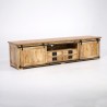 Meuble TV industriel bois et métal 220 cm - Paris