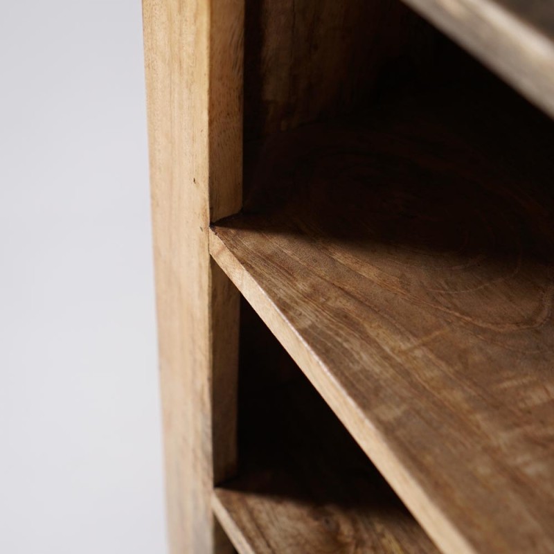 Armoire buffet bois massif et métal - Paris