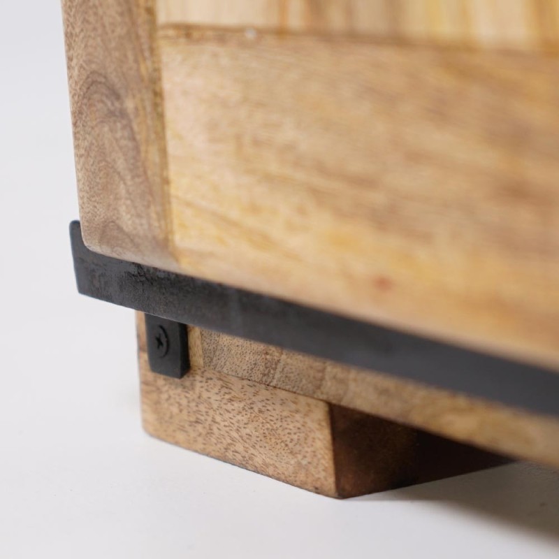 Banc coffre en bois massif - Paris