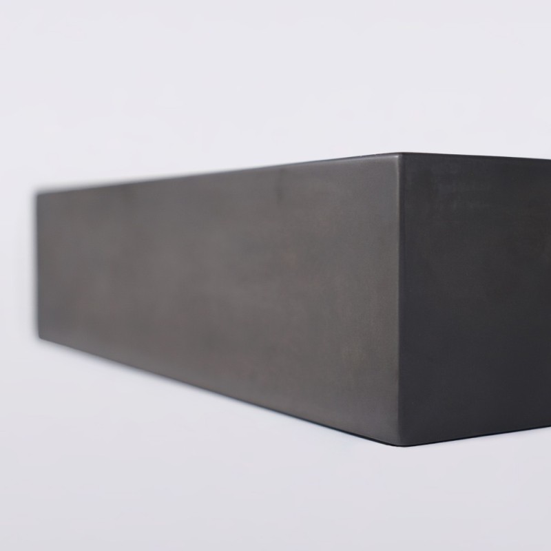 Vasque en béton rectangulaire - Anthracite profond - Pure Cast