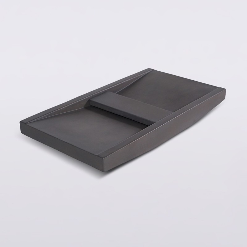 Double vasque en béton anthracite profond - Cementis
