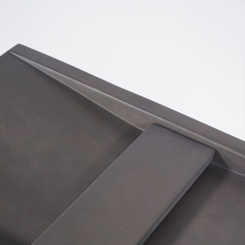 Double vasque en béton anthracite profond - Cementis