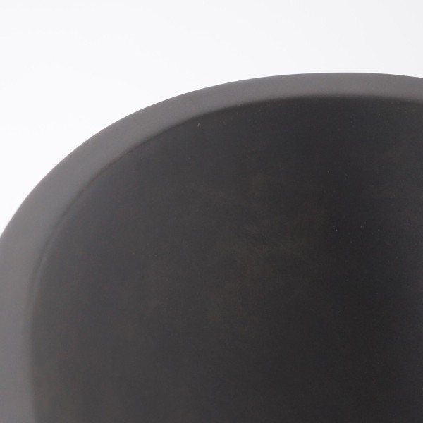 Vasque en béton ovale - Anthracite profond - Raw Blend