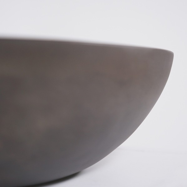 Vasque en béton ovale - Anthracite profond - Raw Blend
