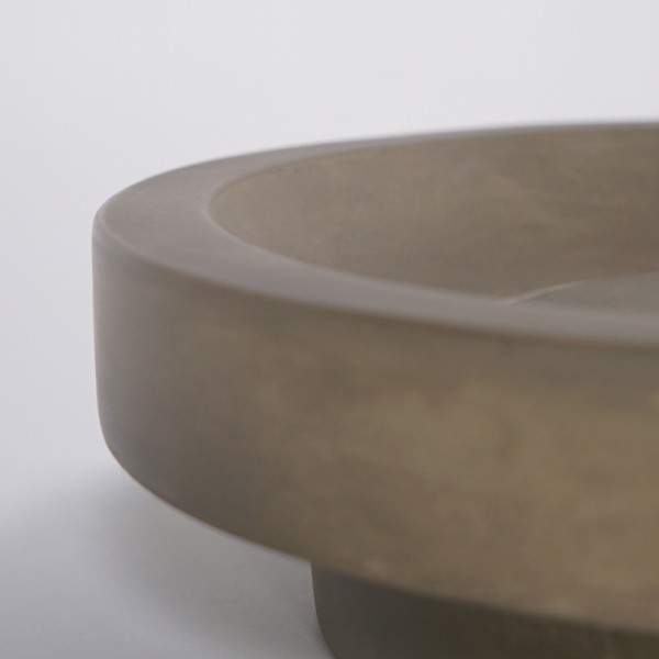 Vasque en béton ronde - Couleur naturelle - Tellure
