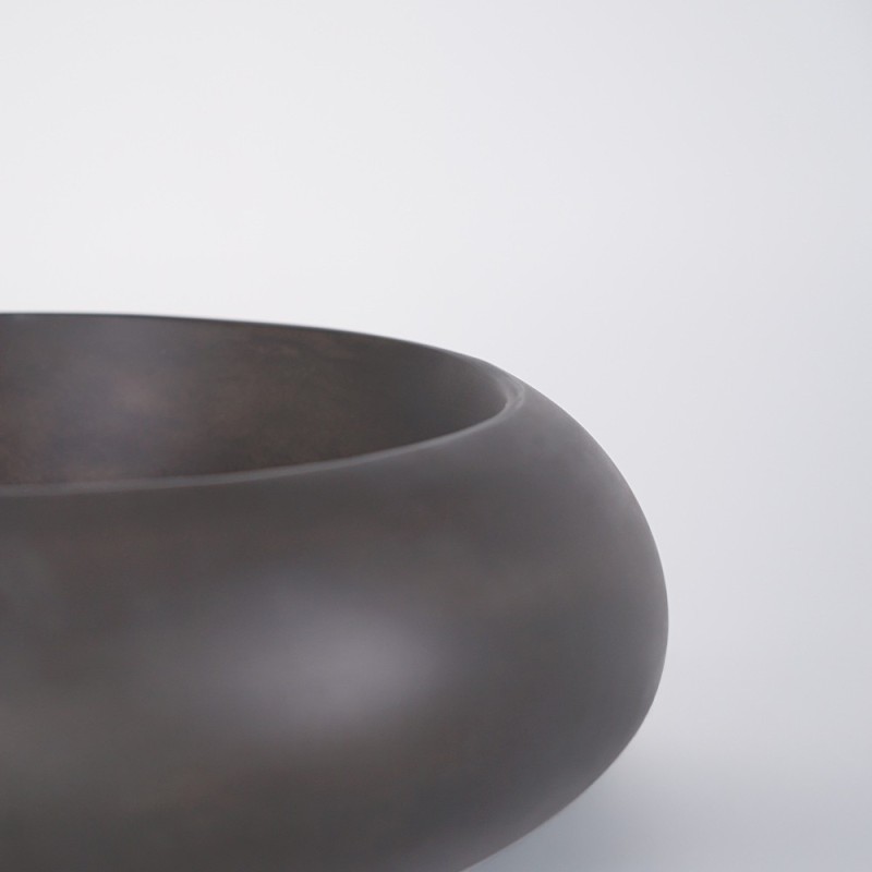 Vasque en béton ronde - Anthracite profond - Concrete Essence