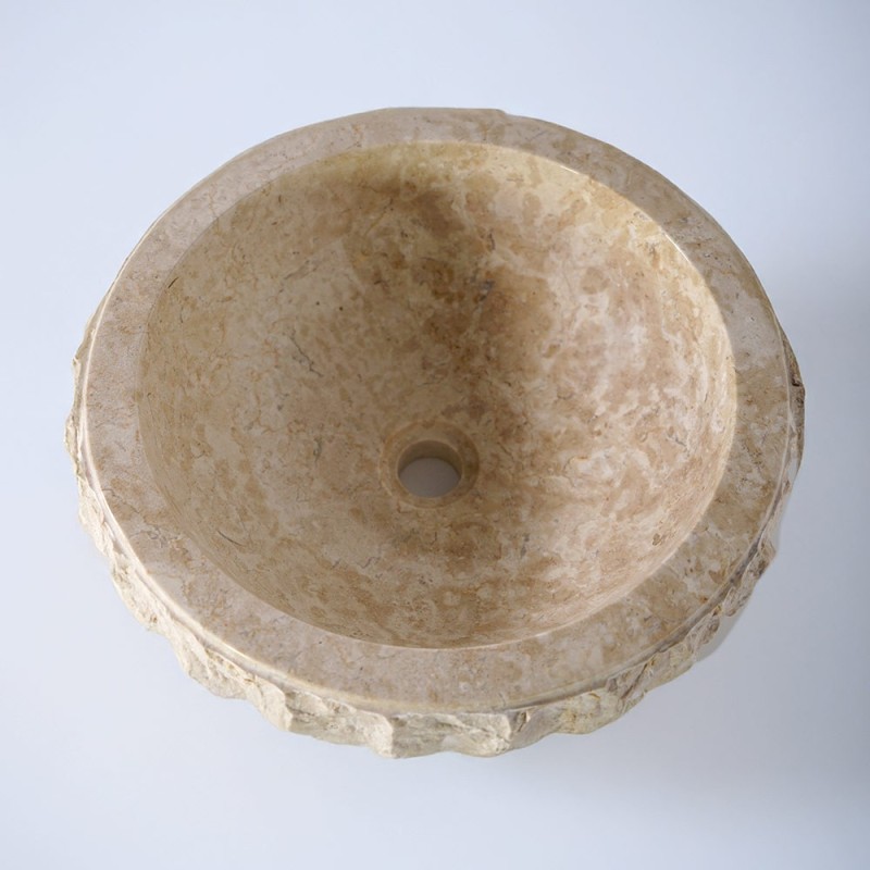 Vasque de salle bain à poser en pierre - Abstrak