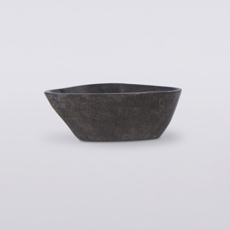 Vasque de salle bain à poser en pierre polie - River Stone