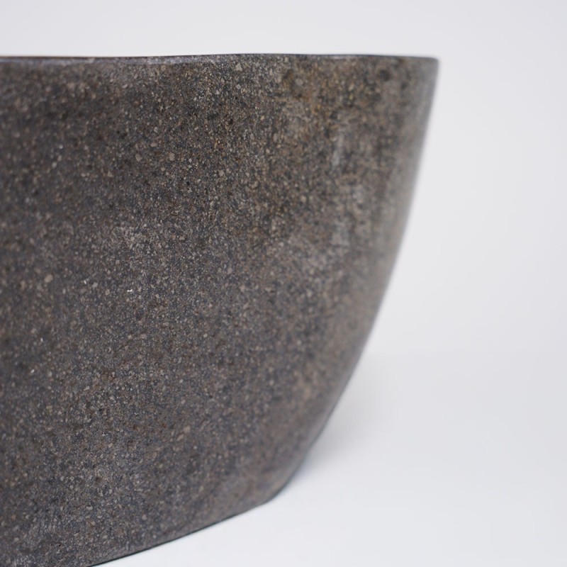 Vasque de salle bain à poser en pierre polie - River Stone