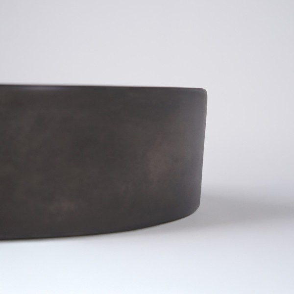 Vasque ronde en béton - Anthracite profond - Mineral