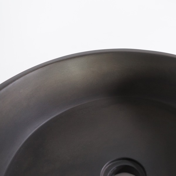 Vasque ronde en béton - Anthracite profond - Mineral