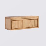 Meuble de salle de bain en bois naturel 120 cm - Neo
