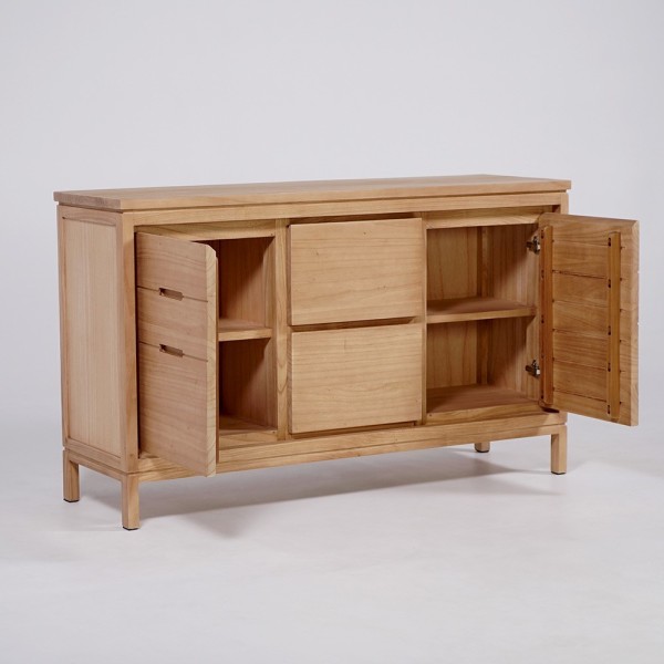 Buffet en bois massif 140 cm - Ashwini