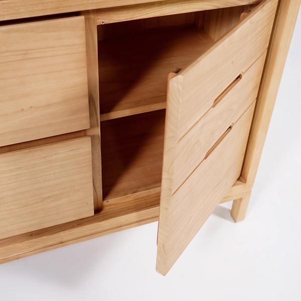 Buffet en bois massif 140 cm - Ashwini