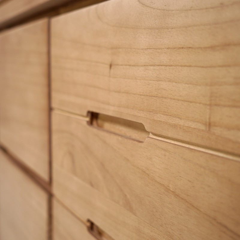 Buffet en bois massif 140 cm - Ashwini