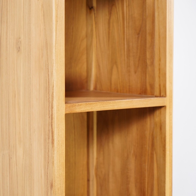 Colonne de salle de bain en bois naturel - Pragati