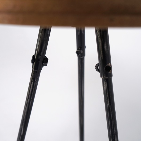 Lampe sur pied en bois naturel - Nomade