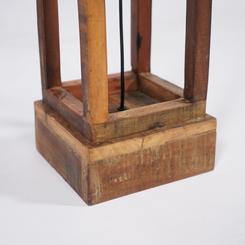 Lampe sur pied en bois naturel - Heritage