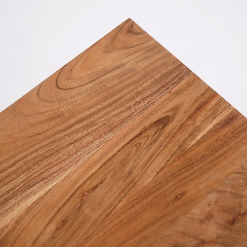 Table basse en bois naturel avec pieds métal - Helix