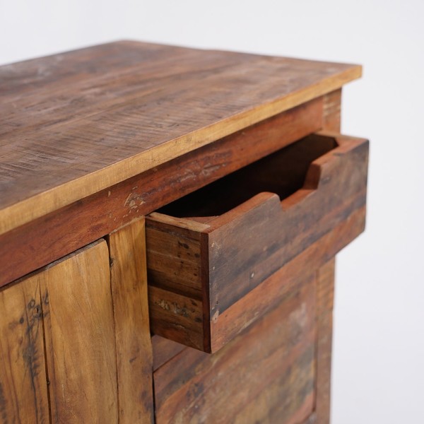 Buffet 90 cm en bois recyclé - Terra Nova