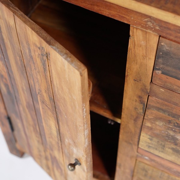 Buffet 90 cm en bois recyclé - Terra Nova