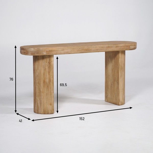 Meuble console en bois naturel - Timber